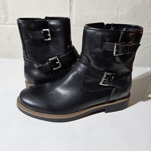 Esprit womens Samiya2 black combat boots size 7.5